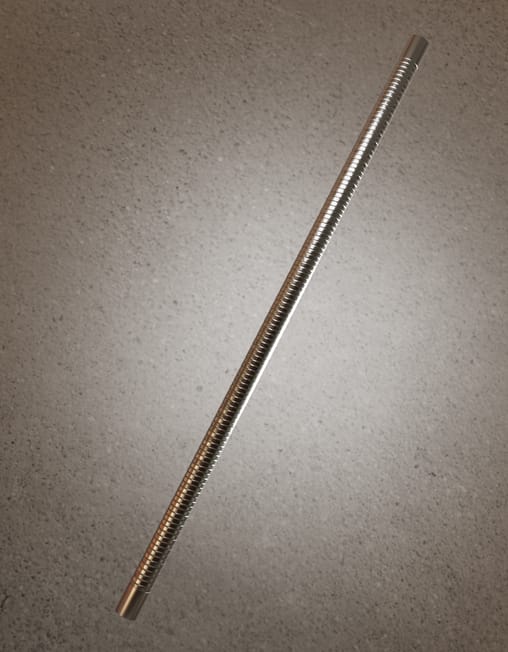 wristraw fully extended and straight, ready to sip